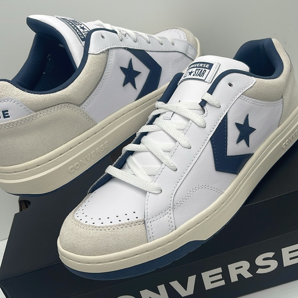 Converse Men’s Sneakers A10124C
PRO BLAZE CLASSIC OX WHITE/NAVY/VAPOROUS GRAY - Picture 10 of 16